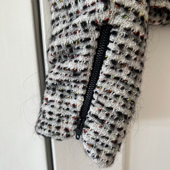 French Connection White & Black Tweed Jacket - Picture 4 of 4